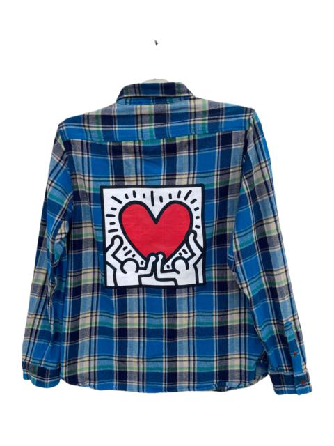 Other Designers Japanese Brand - Keith Haring X Browny Flannel Shirt