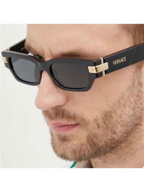 VERSACE NEW VERSACE VE4465 GB1/87 SQUARE MOD 4465 BLACK VE4465 GB187