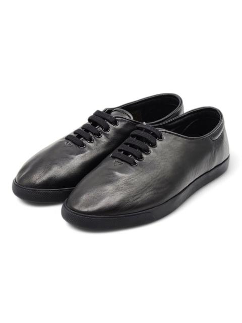 The Row Sam Leather Sneakers - Black - EU 35 / US 5 $1190 NWB