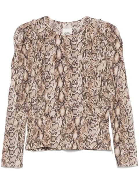 Isabel Marant Isabel Marant Women Zarga Printed Silk Top
