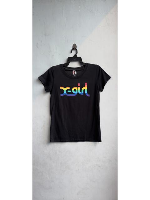 X-girl Rainbow Spellout Shirt