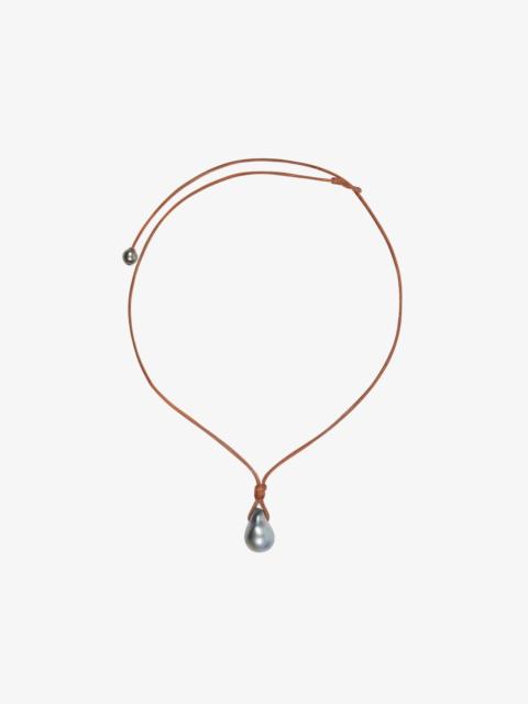 SPRWMN BLACK GERARD BAROQUE PENDANT