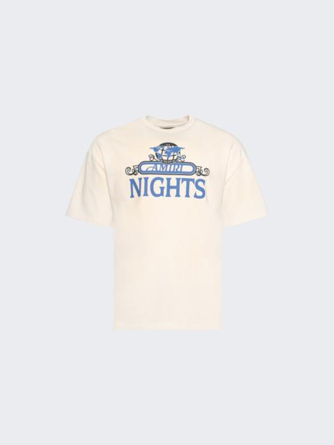 AMIRI Nights Oversized Tee Ivory