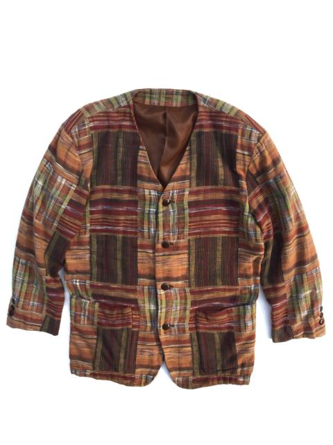 Other Designers Japanese Brand - Japanese Brand Intent Patchwork Linen Jacket Kapital Style