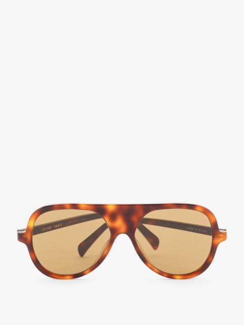 CELINE Celine Black Frame 66 Acetate Sunglasses