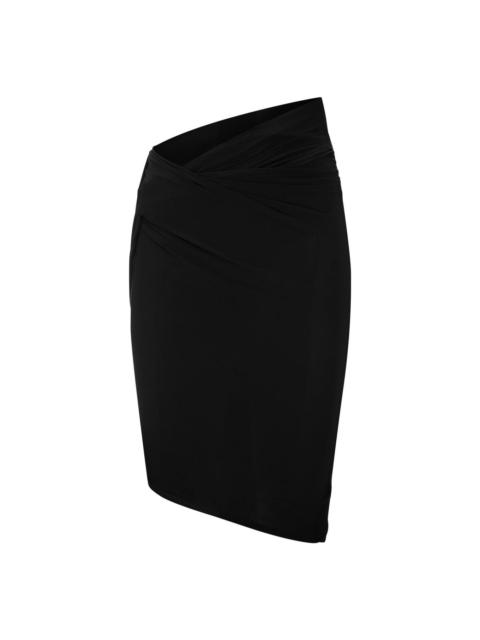 JACQUEMUS Draped Mini Skirt