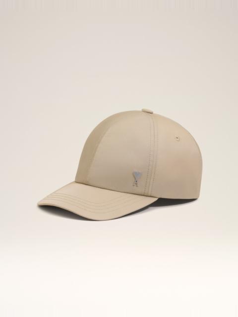 AMI Paris BEIGE NYLON AMI DE COEUR STUD CAP