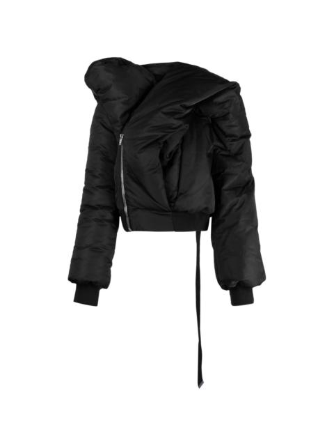 Rick Owens DRKSHDW Doll asymmetric padded bomber jacket