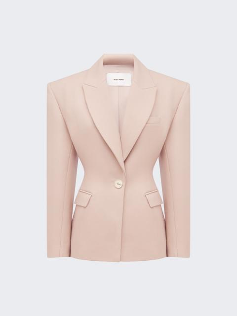 ALEX PERRY Suiting Single Breasted Contour Blazer Sepia