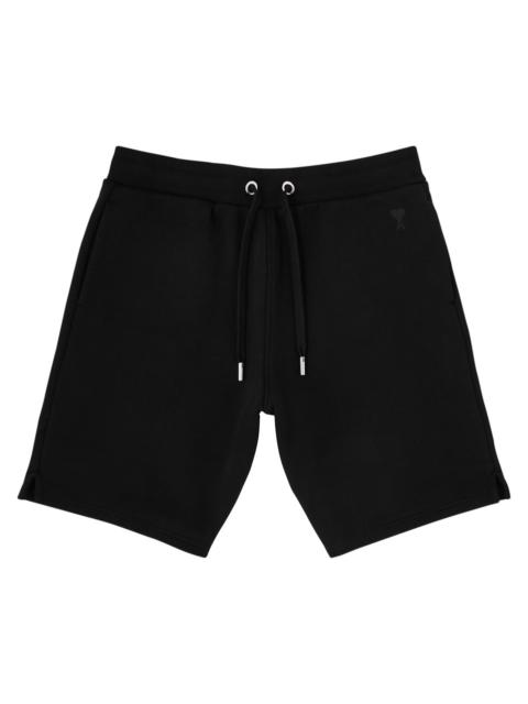 AMI Paris Ami Paris Logo-embroidered Cotton Shorts