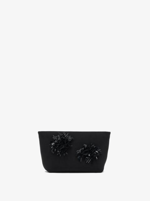 Proenza Schouler Bond Clutch in Embroidered Compact Crepe