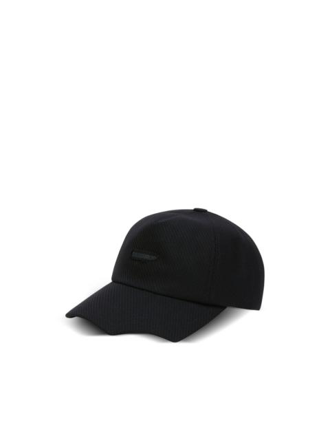 logo-print cap