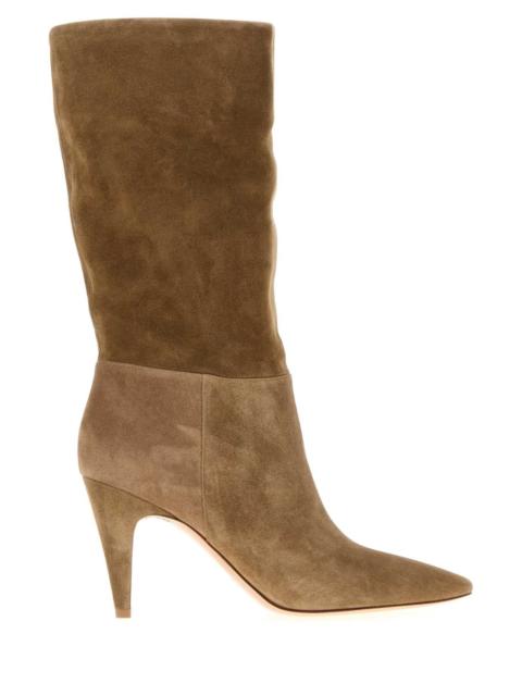 Gianvito Rossi Gianvito Rossi Women Cappuccino Suede Elise Boots