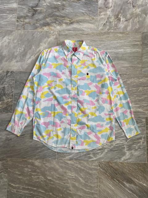 A BATHING APE® Vintage Og Bape Cotton Candy Long sleeve polo - Nigo Era