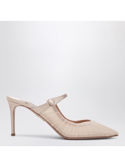 AQUAZZURA Aquazzura Voile Mule 75 Powder Pink Women