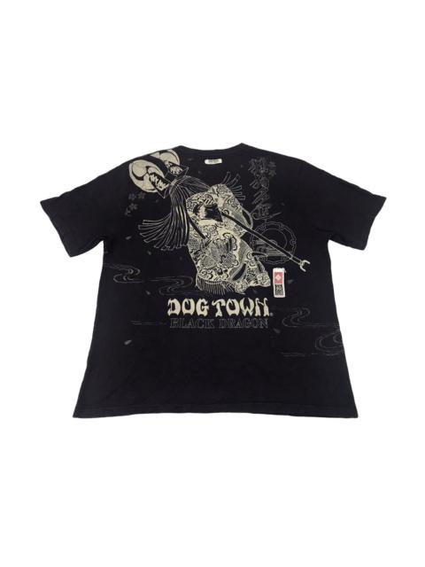 Other Designers Streetwear - Rare Dog Town Black Dragon Motif Art Tee Skate Brand