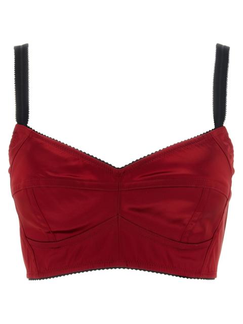 Dolce & Gabbana Dolce & Gabbana Women Bustier Top With Stitching
