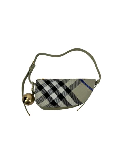 Burberry Burberry Jacquard Check Mini Shield Sling Bag Lichen Shoulder Bag