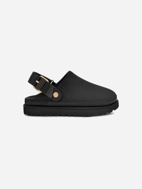 UGG ® Women's Goldenstar Villa Clog Nubuck Shoes in Black