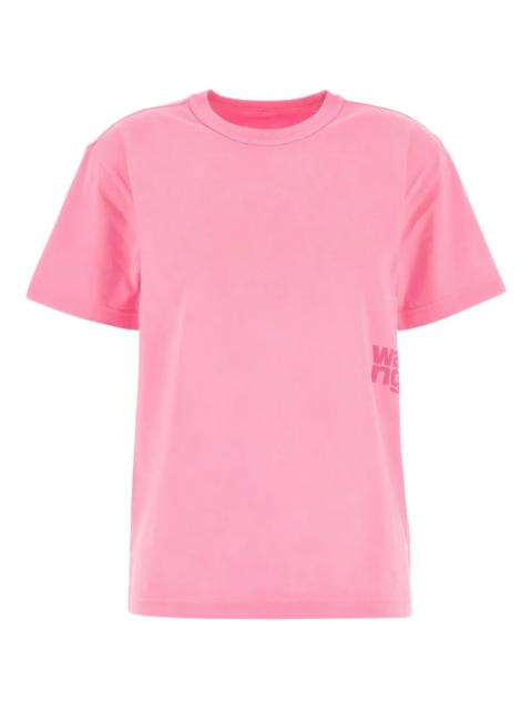T BY ALEXANDER WANG - Women Essential Jersey Puff Logo Short Sleeve Tee