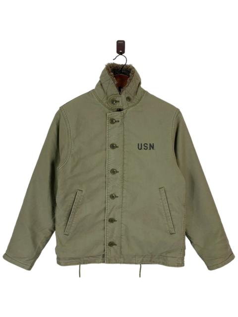 Other Designers VINTAGE HOUSTON USN DECK FLIGHT TYPE N-1 JACKET