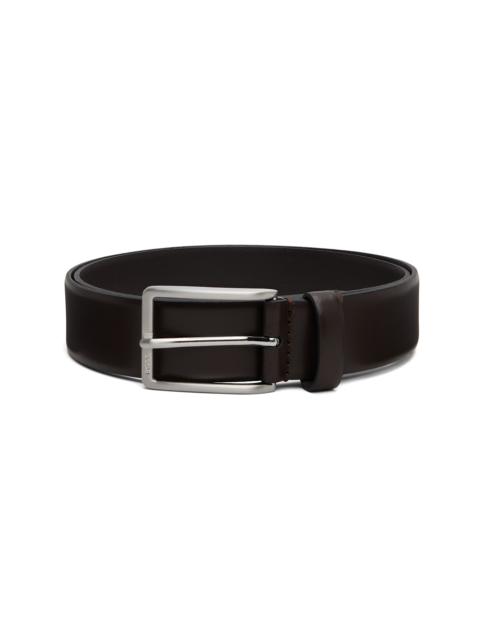 BOSS Brown Pin-Buckle Leather Belt