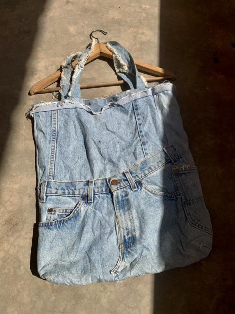 RARE 🔥 Levis distressed denim tote bag