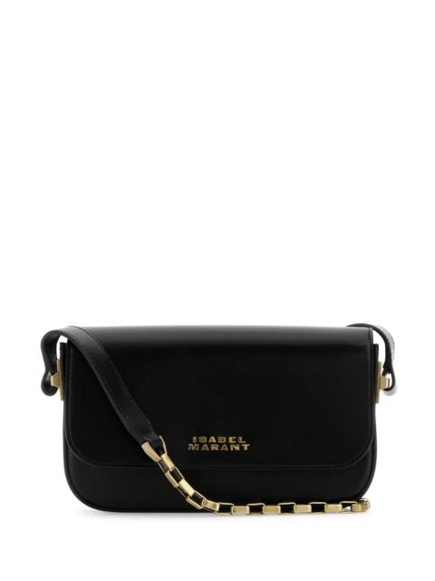 Isabel Marant Women Black Leather Lizza Shoulder Bag