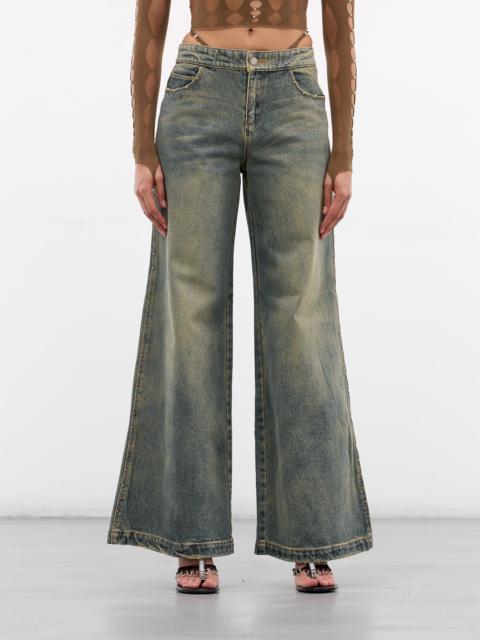 RUI Blue Denim G-String Baggy Jeans