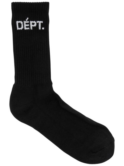 GALLERY DEPT. Gallery Dept. Logo-intarsia Cotton-blend Socks