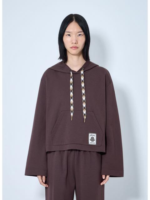 Moncler Moncler Women Hooded Sweatshirt With Contrast Drawstrings