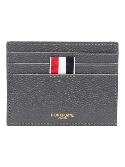 Thom Browne Pebble Grain Note Compartment Card Holder Men