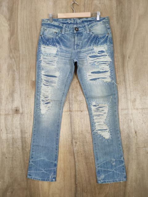 Other Designers Japanese Brand - VINTAGE DAISY PATCHWORK JEANS DENIM PANTS