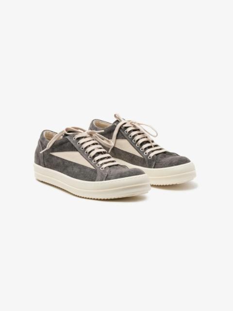 Rick Owens DRKSHDW *NEW* MOLESKIN VELOUR VINTAGE SNEAKERS VANS FW24