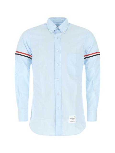 Thom Browne Thom Browne Men Powder Blue Cotton Shirt