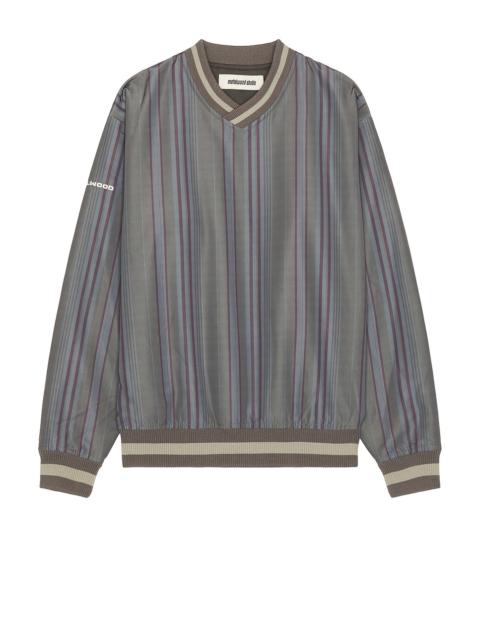 Metalwood Studio Lined V Neck Pullover