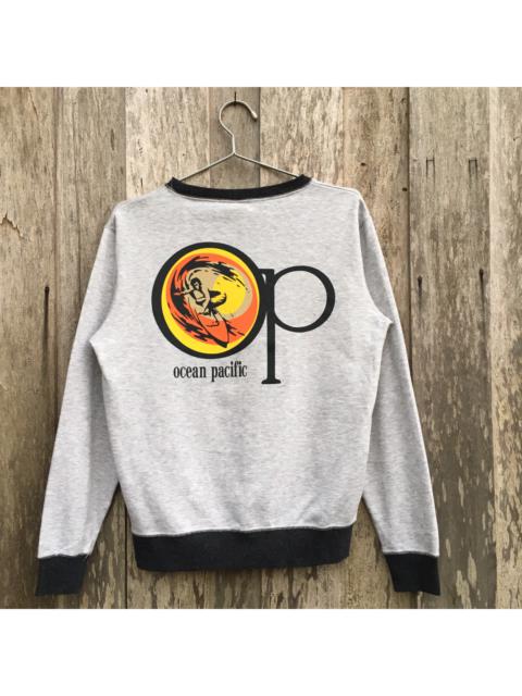 Other Designers Vintage - Vintage Ocean Pasific Crewneck Sweatshirt Big Logo Surf