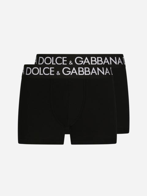 Dolce & Gabbana Two-pack cotton jersey boxers