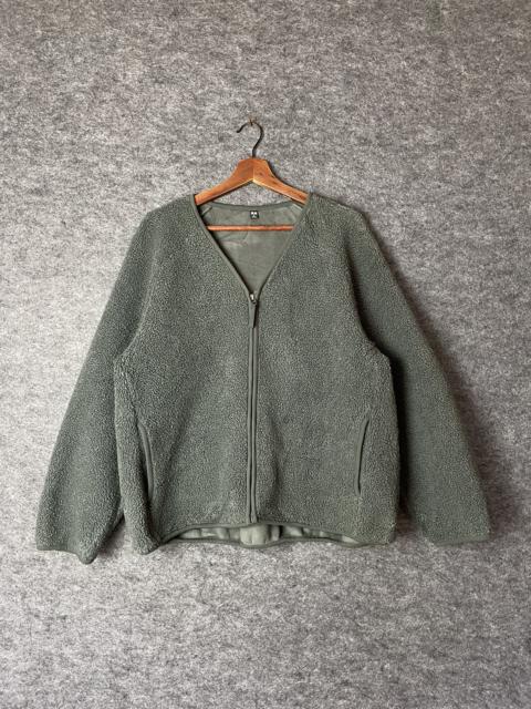 Other Designers Uniqlo - UNIQLO FLEECE CARDIGAN JACKET