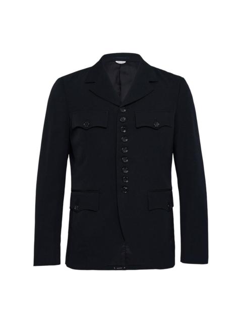 Comme des Garçons Homme Plus Wool Gabardine Button Up Jacket