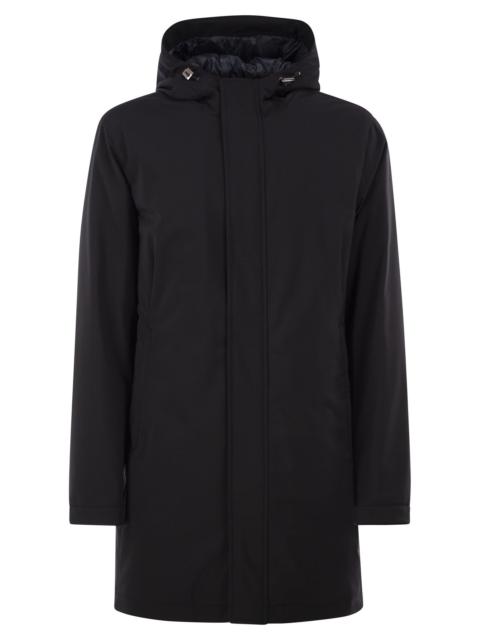 Herno Herno Men Stretch Technical Fabric Hooded Padded Parka