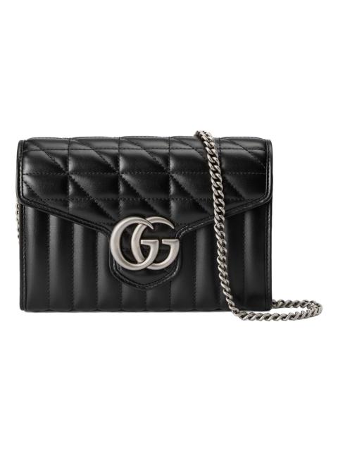 GUCCI (WMNS) Gucci GG Marmont Mini Bag 'Black' 474575-DTD5N-1000