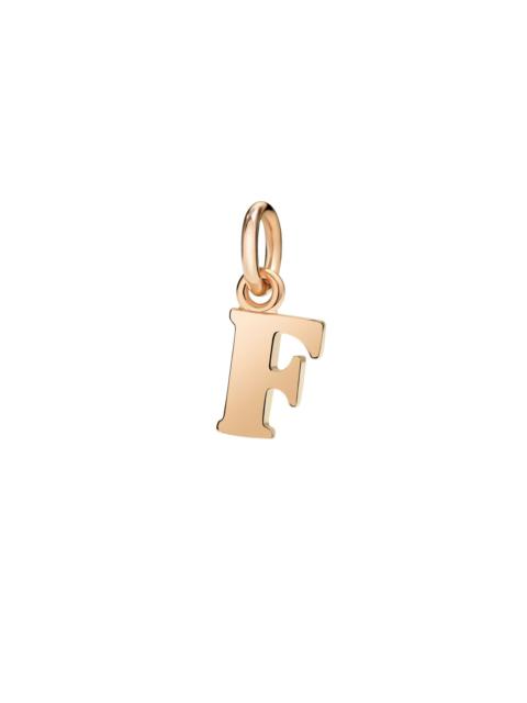 DoDo ROSE GOLD LETTER F CHARM