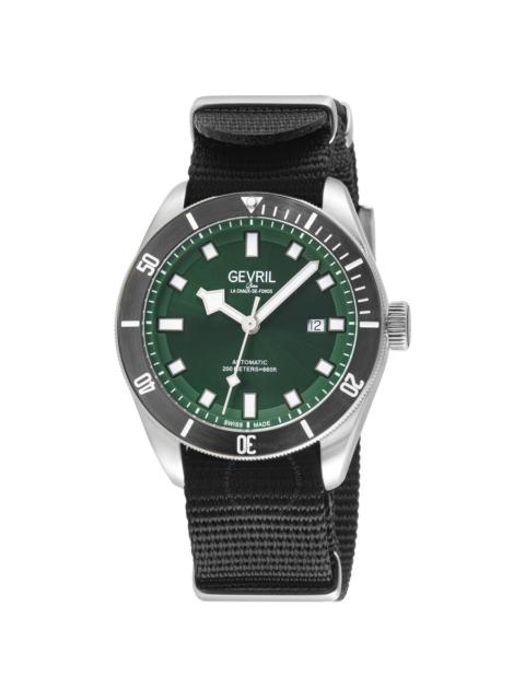 Other Designers Gevril Yorkville Automatic Green Dial Men's Watch 48606N