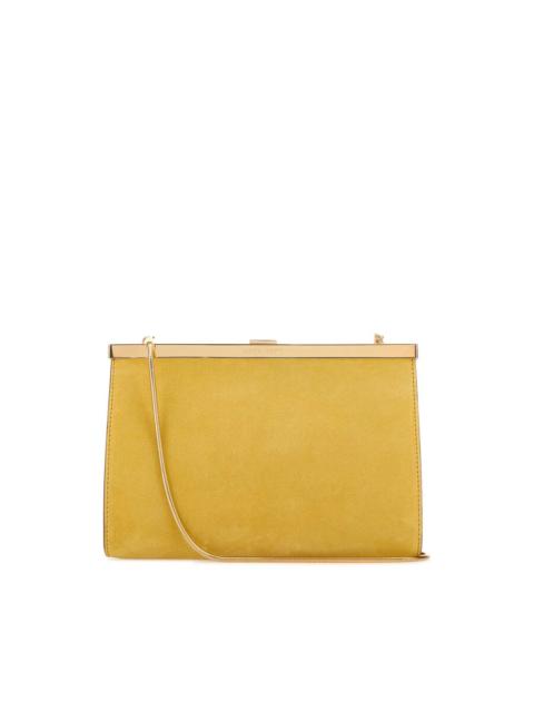 Other Designers Alberta Ferretti Yellow Suede Clutch