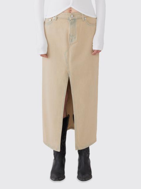 FILIPPA K Long Slit Denim Skirt