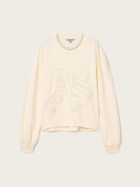 ALLSAINTS LILA EMBROIDERED OVERSIZED SWEATSHIRT