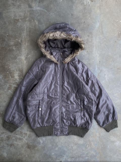 Other Designers 14th Addiction × Japanese Brand × Le Grande Bleu (L.G.B.) - Sorridere Jacket L.G.B style with fur hoodie