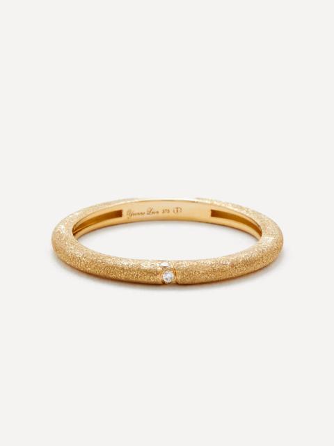 Yvonne Léon 9ct Gold Alliance Mini Diamond Ring