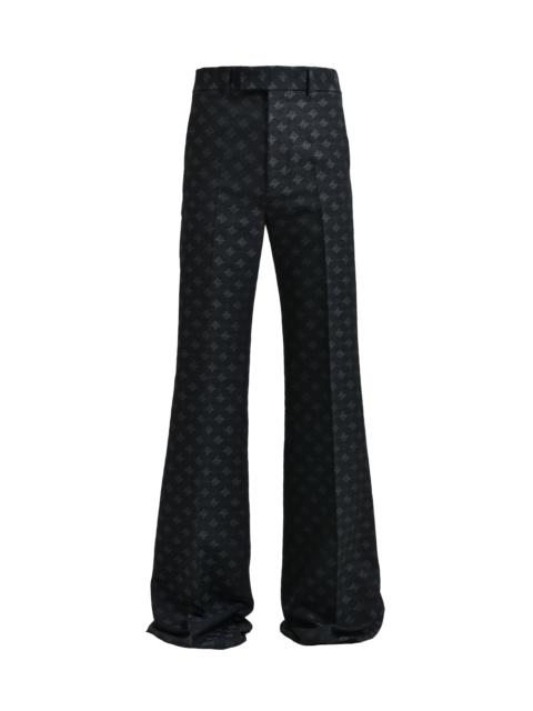 AMIRI MA QUAD JACQUARD CREASED FLARE / BLK